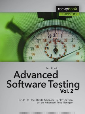 cover image of Advanced Software Testing--Volume 2